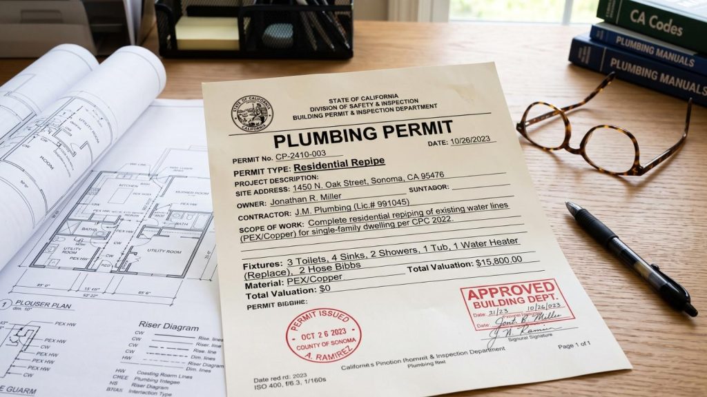 Do You Need a Permit to Repipe in California? | OC Repipes